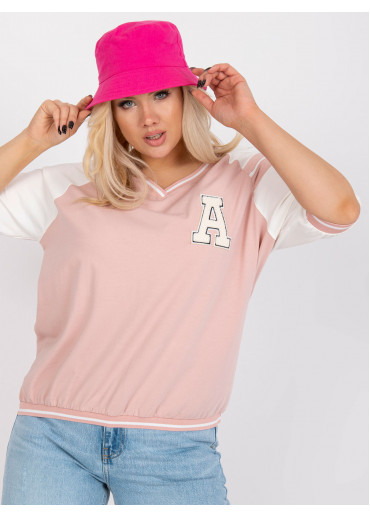 Púdrovo ružové tričko