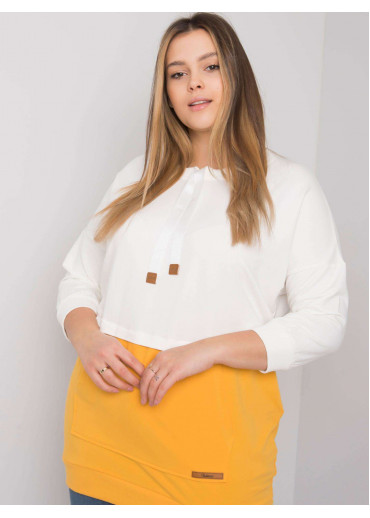 Žltá bavlnená tunika