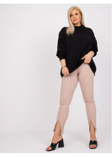 Čierna bavlnená mikina