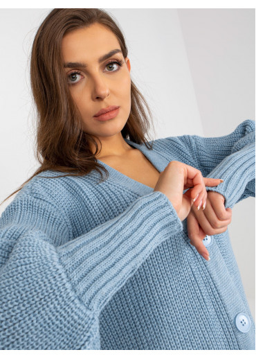 Svetlomodrý kardigán