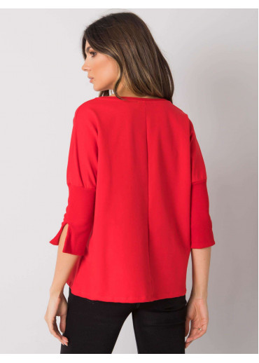 Červené dámske tričko