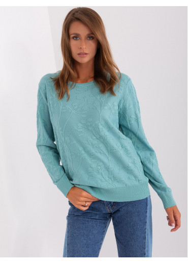 Svetlozelený pulóver