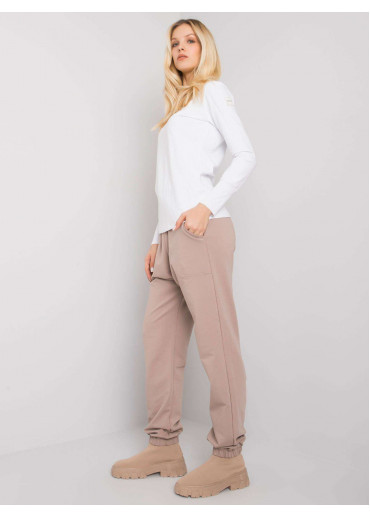 Béžovo hnedý športový komplet