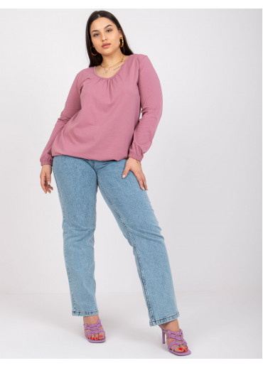 Tmavopúdrovo ružové tričko