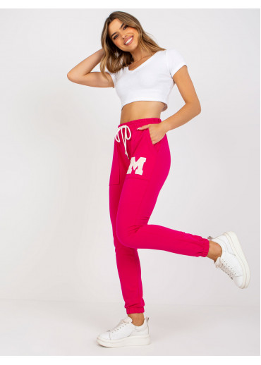 Fuchsiovo ružové tepláky