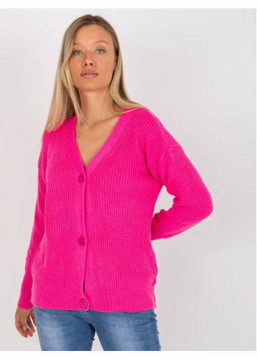 Neónovo ružový sveter