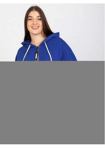 Modrá mikina s kapucňou