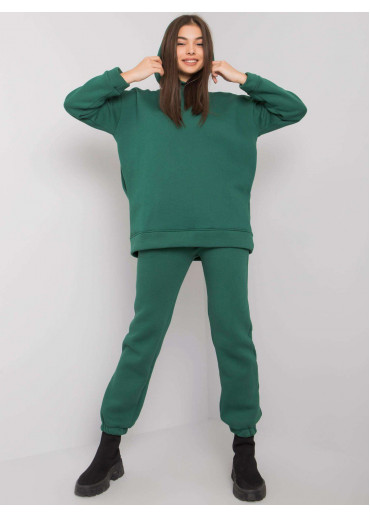 Tmavozelená tepláková súprava