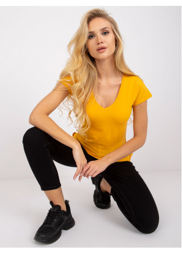 Žlté basic tričko