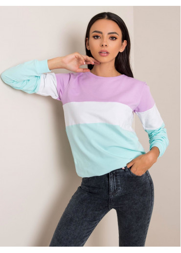 Fialová basic mikina