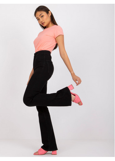 Broskyňovo ružové basic tričko