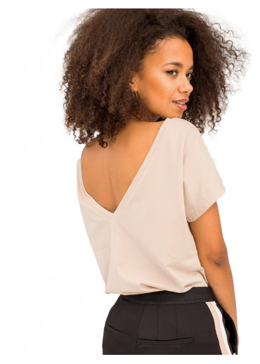 Béžovo hnedé tričko