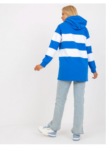 Svetlomodrá mikina s kapucňou