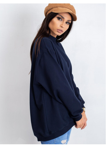 Modrá mikina so stojačikom