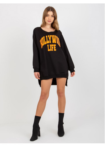 Čierna mikina Hollywood
