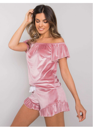 Tmavopúdrovo ružové pyžamo