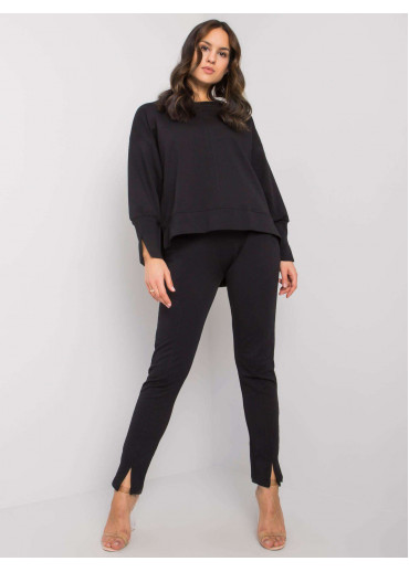 Čierna tepláková súprava