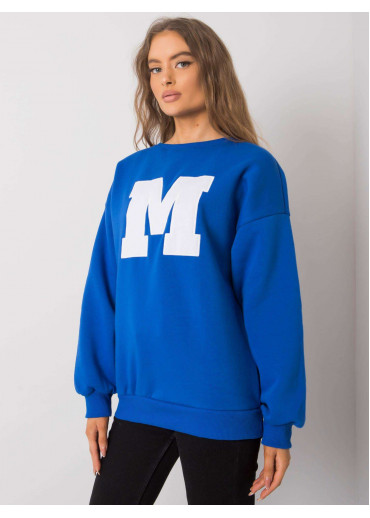 Svetlomodrá mikina s nášivkou