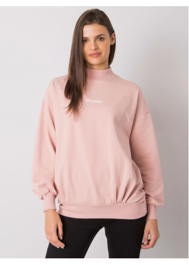 Tmavopúdrovo ružová mikina