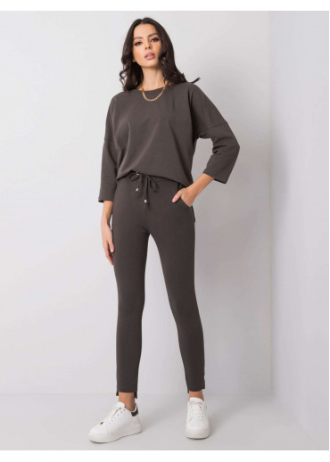 Khaki zelené tepláky