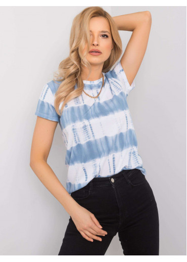 Svetlomodré pruhované tričko