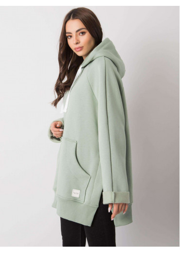 Zelená mikina s kapucňou