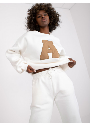 Smotanovo biela tepláková súprava