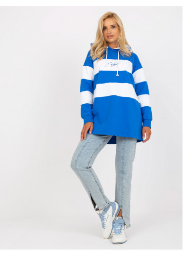 Svetlomodrá mikina s kapucňou