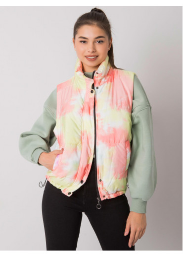 Žltá batikovaná vesta