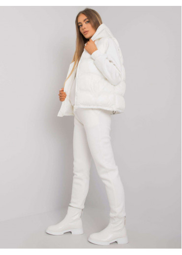 Biela tepláková súprava s vestou