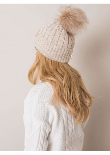 Béžovo hnedá čiapka