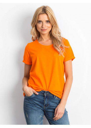 Oranžové basic tričko