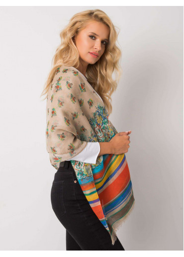 Béžovo hnedá šatka