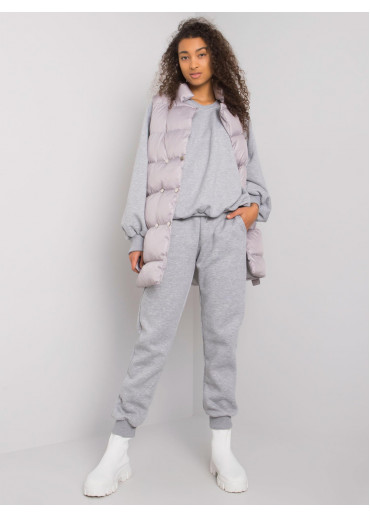 Sivý teplákový komplet