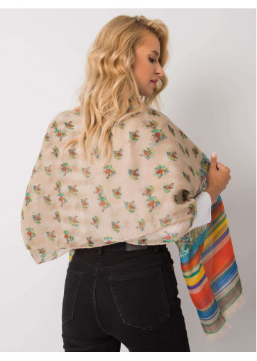 Béžovo hnedá šatka