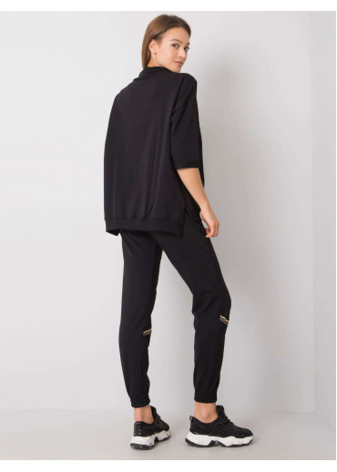 Čierna tepláková súprava