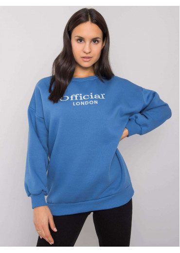 Svetlomodrá basic mikina