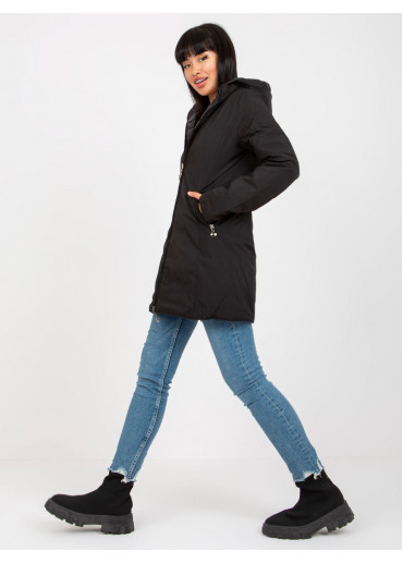 Čierna obojstranná bunda