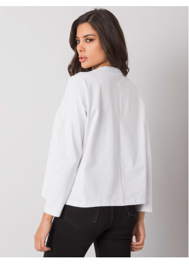 Biele tričko s dlhým rukávom