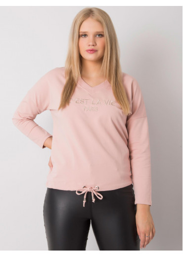 Tmavopúdrovo ružové one size tričko