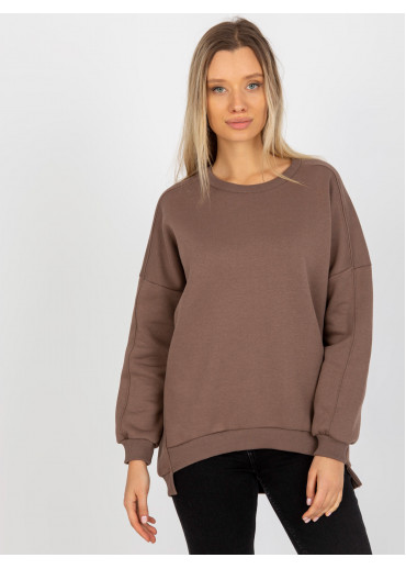 Hnedá dámska mikina