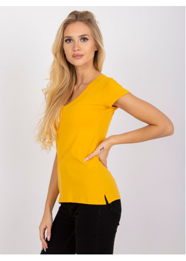 Žlté basic tričko