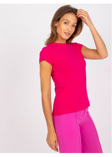 Fuchsiovo ružové basic tričko