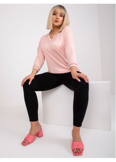 Púdrovo ružové tričko