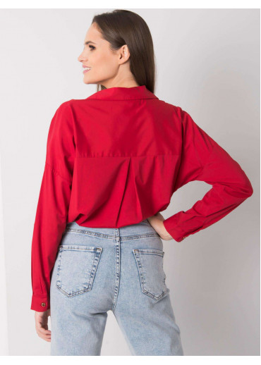 Bordovo červená košeľa