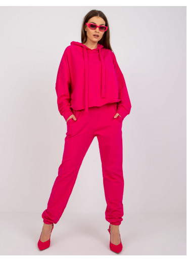 Fuchsiovo ružová tepláková súprava