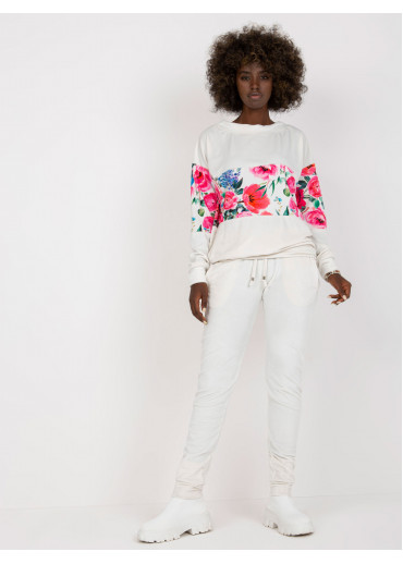 Biela tepláková súprava