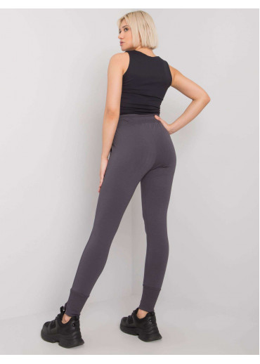 Grafitovo sivé tepláky