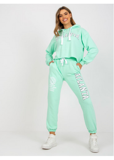 Svetlozelená tepláková súprava