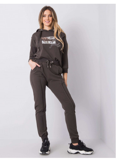 Khaki zelená tepláková súprava